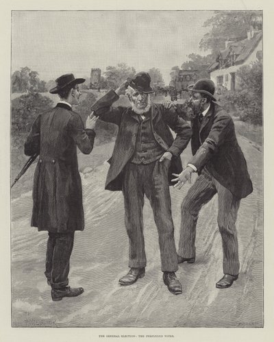 The General Election, the Perplexed Voter by Amedee Forestier
